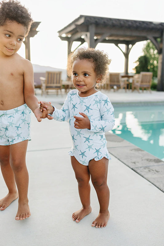 The "Jordan" Ruffle Rashguard Suit