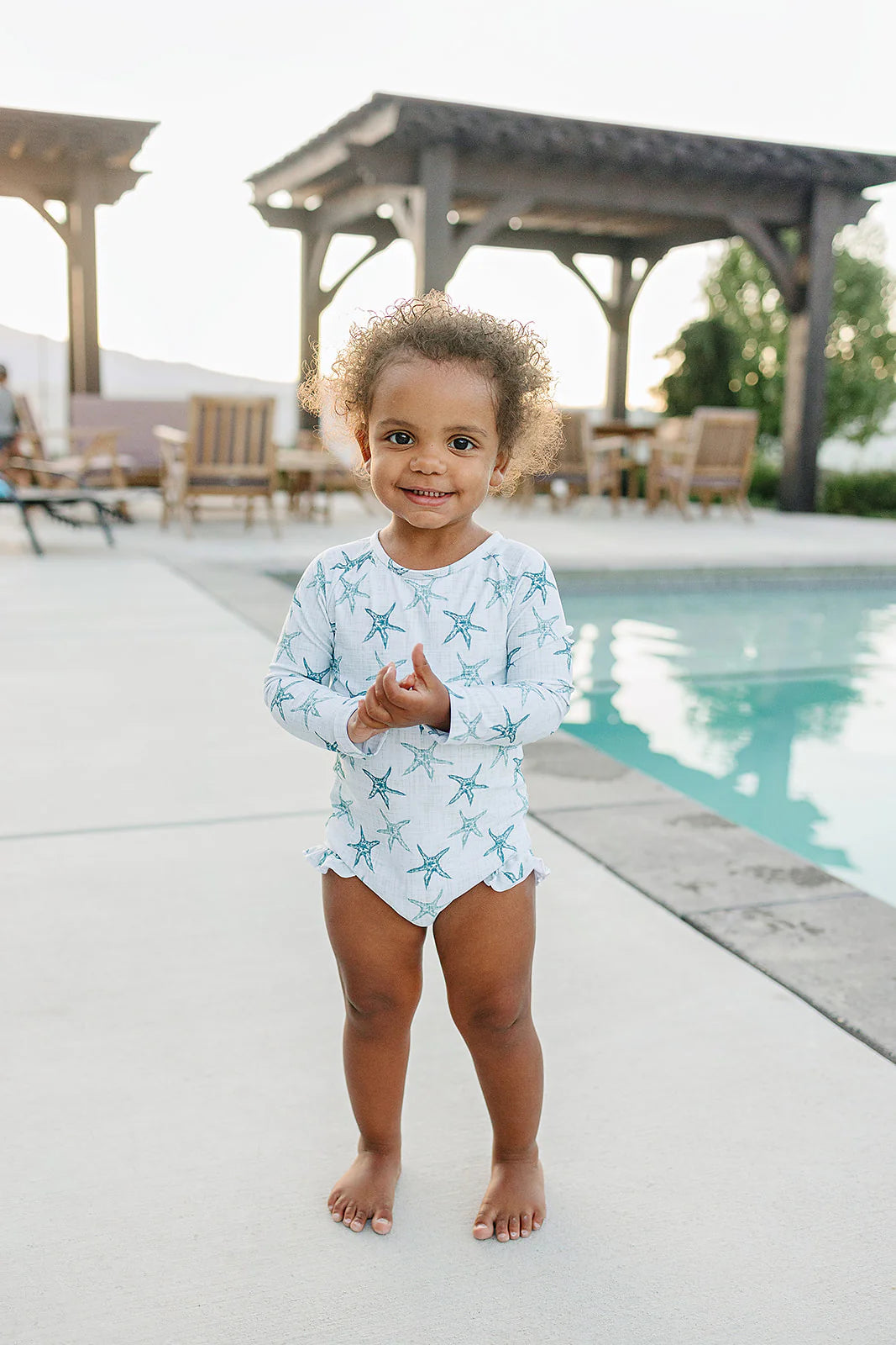 The "Jordan" Ruffle Rashguard Suit