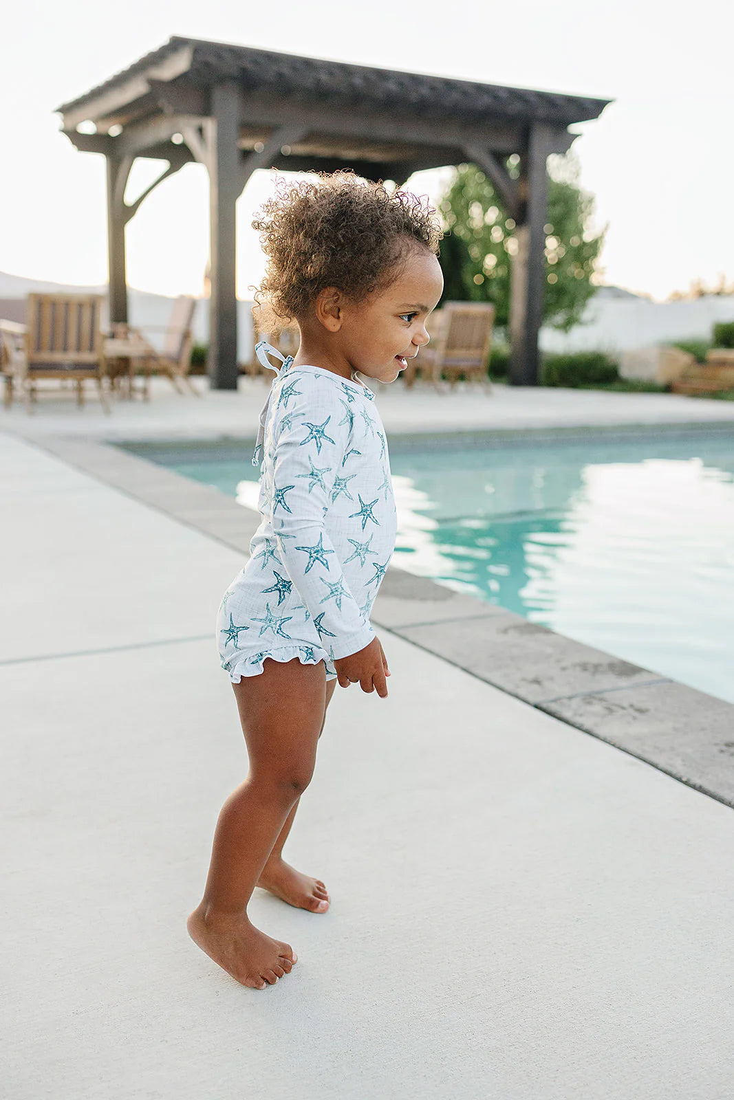 The "Jordan" Ruffle Rashguard Suit