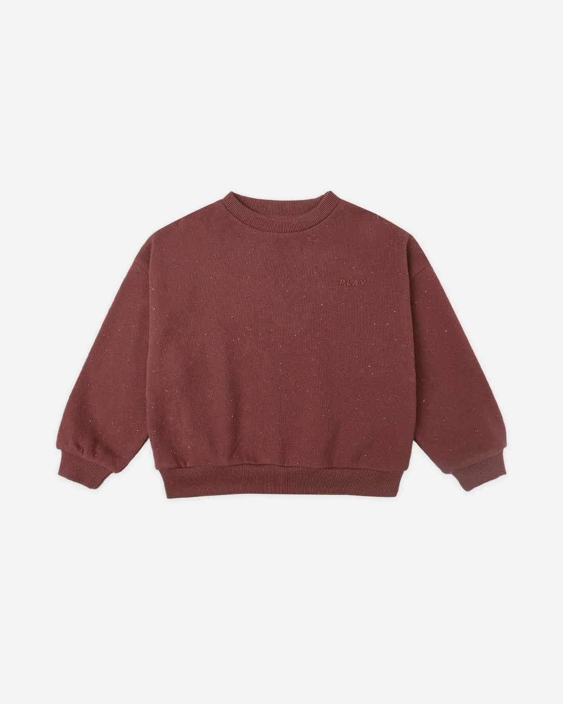 Relaxed Sweatshirt Set || Burgundy