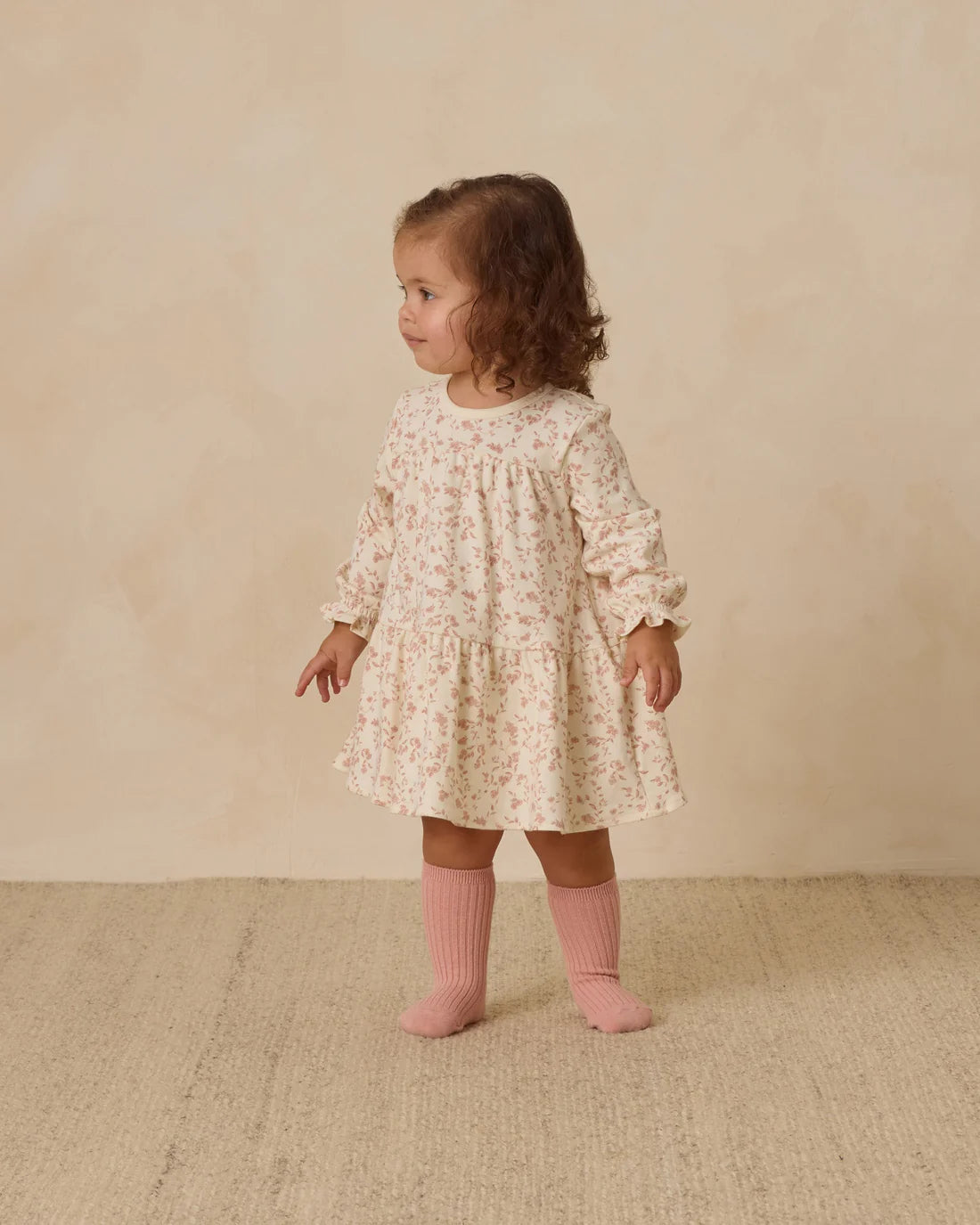 Tiered Jersey Dress || French Garden