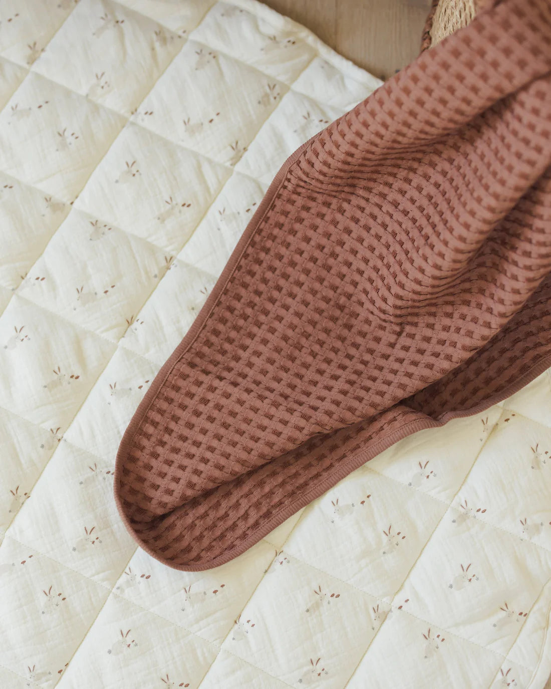 Waffle Baby Blanket || Cedar