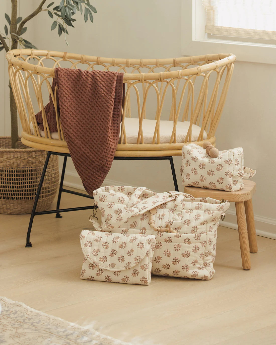 Waffle Baby Blanket || Cedar