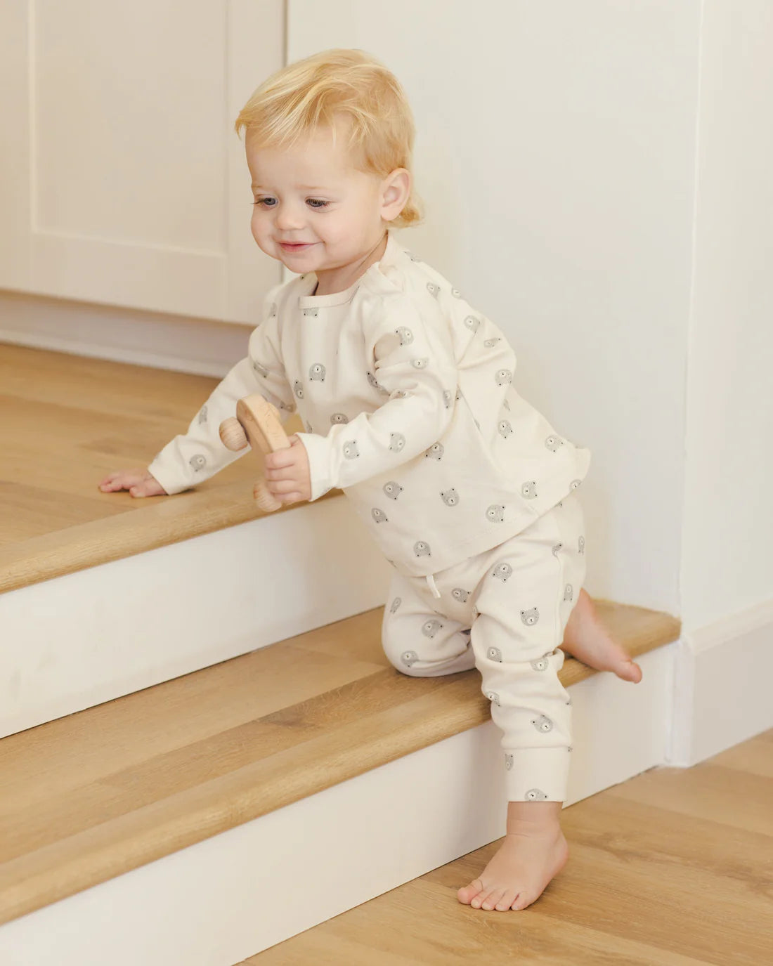 Long Sleeve Tee+ Pant Set || Bears