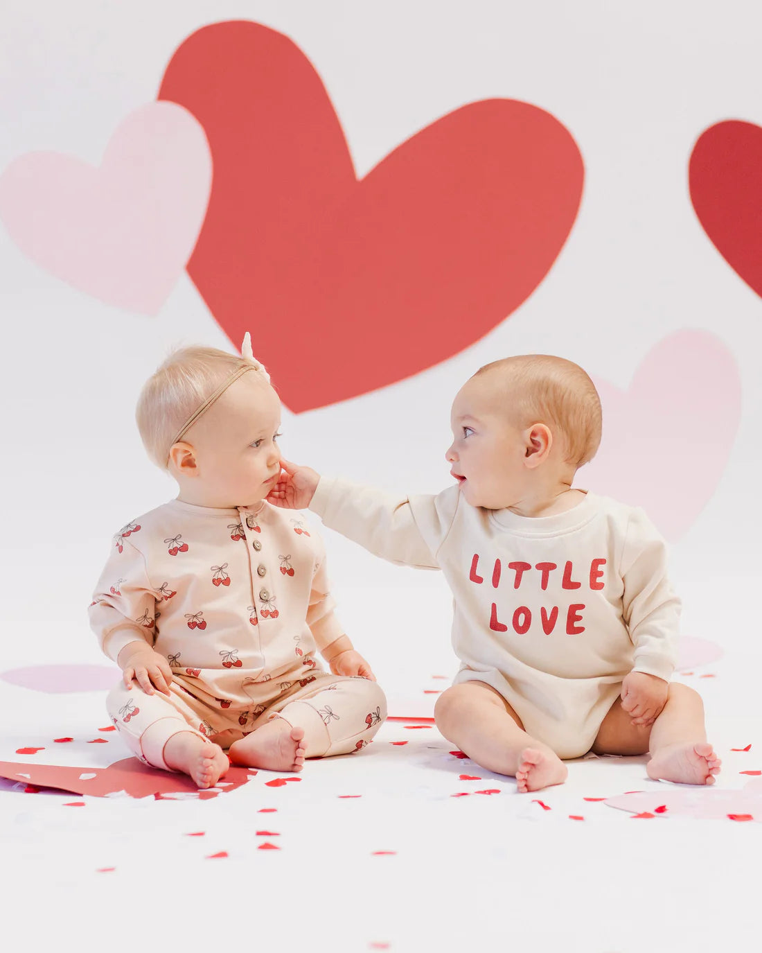 Crewneck Bubble Romper || Little Love