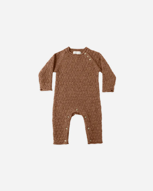 Cozy Heather Knit Jumpsuit || Cedar