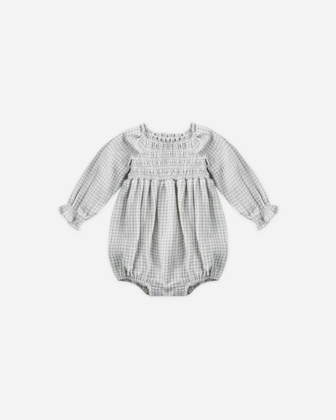 Eden Romper || Blue Gingham
