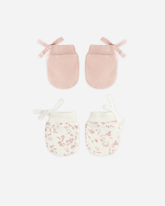 No Scratch Mittens, Set Of 2 || Rose, French Garden
