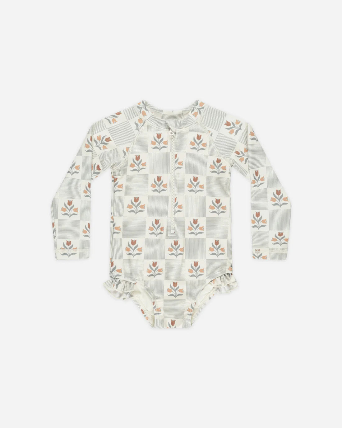 Rashguard One-Piece || Garden Grid