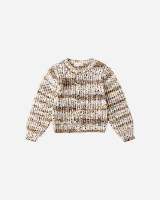 Cheyenne Cardigan || Stone Multi-Stripe