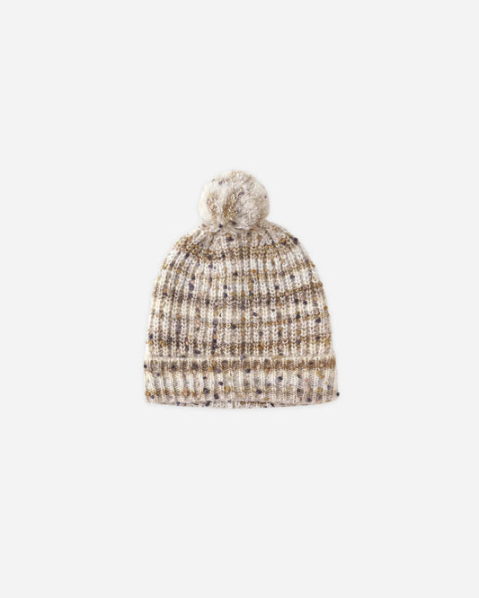 Beanie | Stone Multi-Stripe