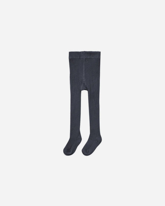 Ribbed Tights | Navy