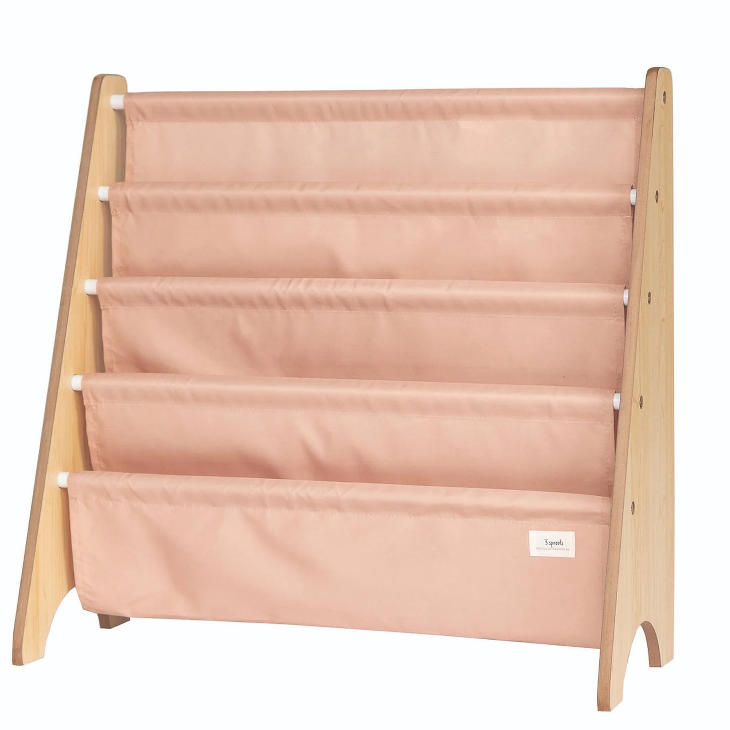 Clay recycled fabric book rack