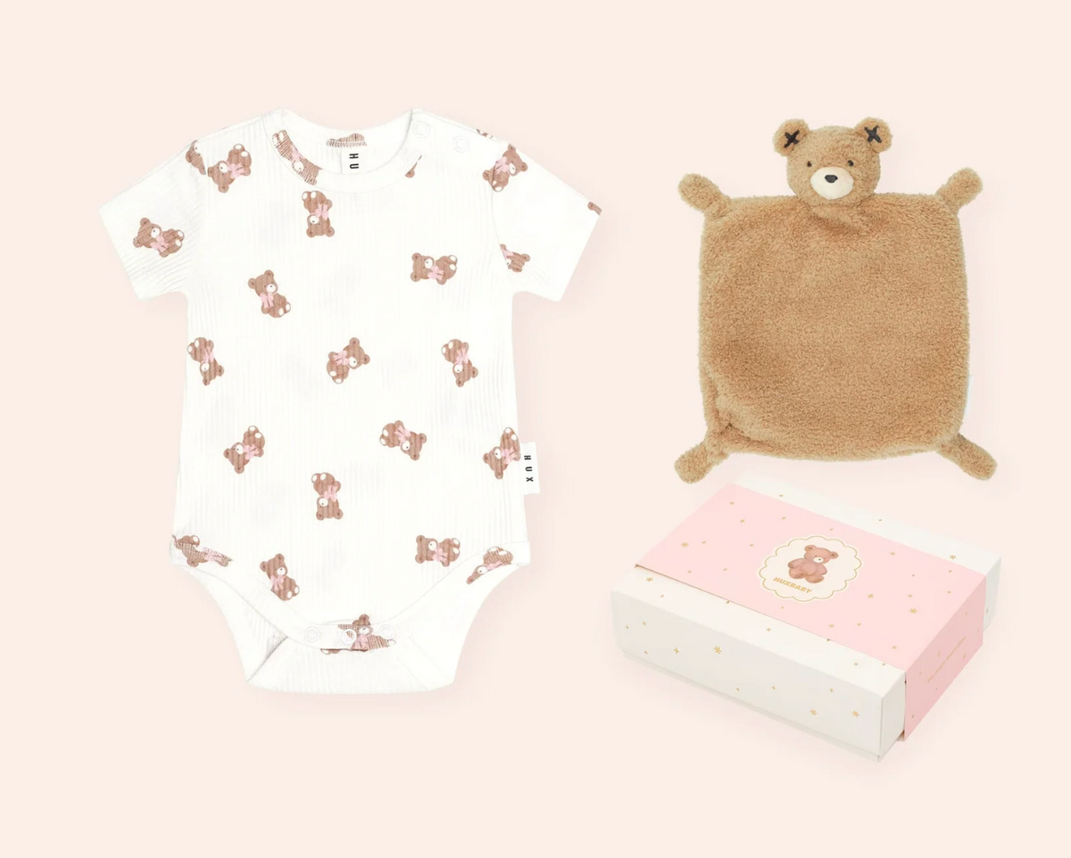 Tumbling Bow Huxette 2Pc Box Set | Almond Milk