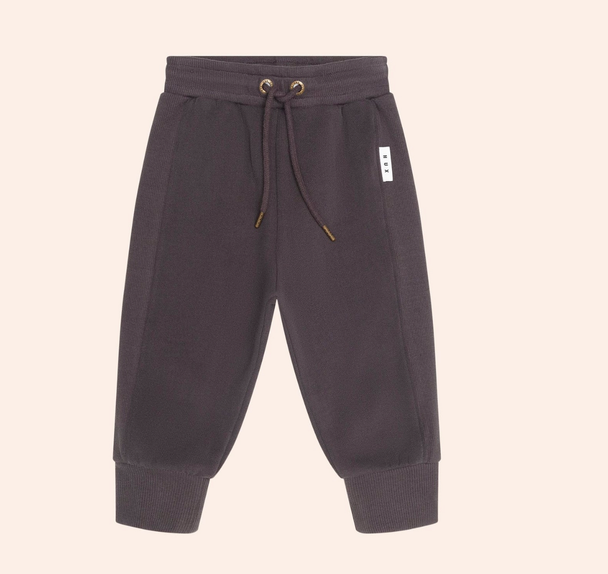 Furry Huxbear Sweatshirt + Moto Trackpant | Soft Black