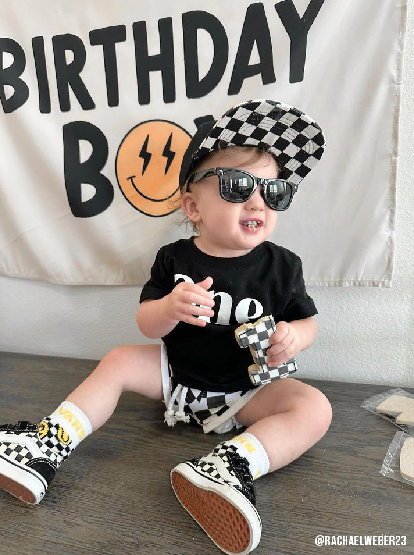 Birthday Boy Banner (Smiley) | Kids Birthday Wall Decor