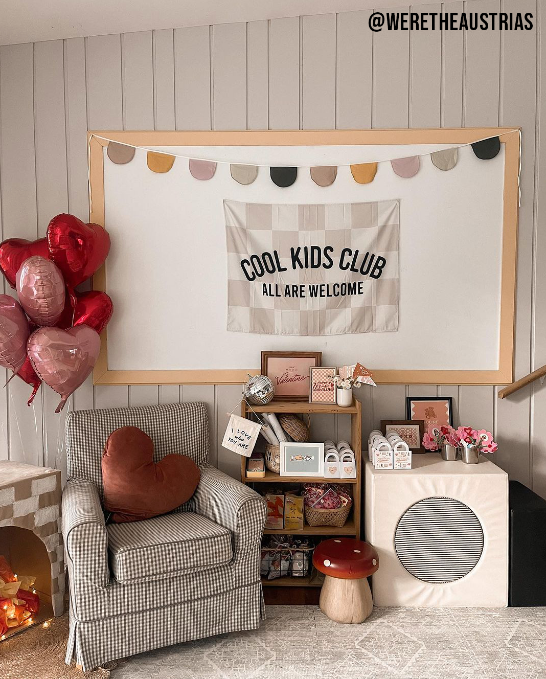 Cool Kids Club Banner | Kids Playroom Wall Decor