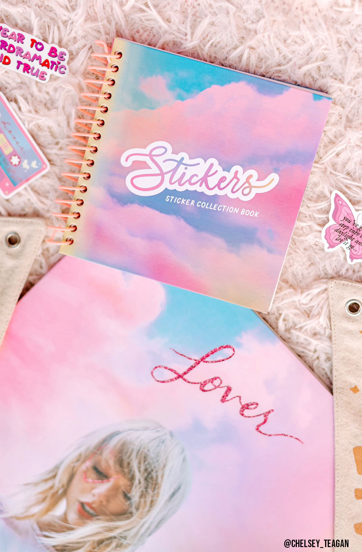 Taylor Swift Lover Sticker Collection Book for Swifties