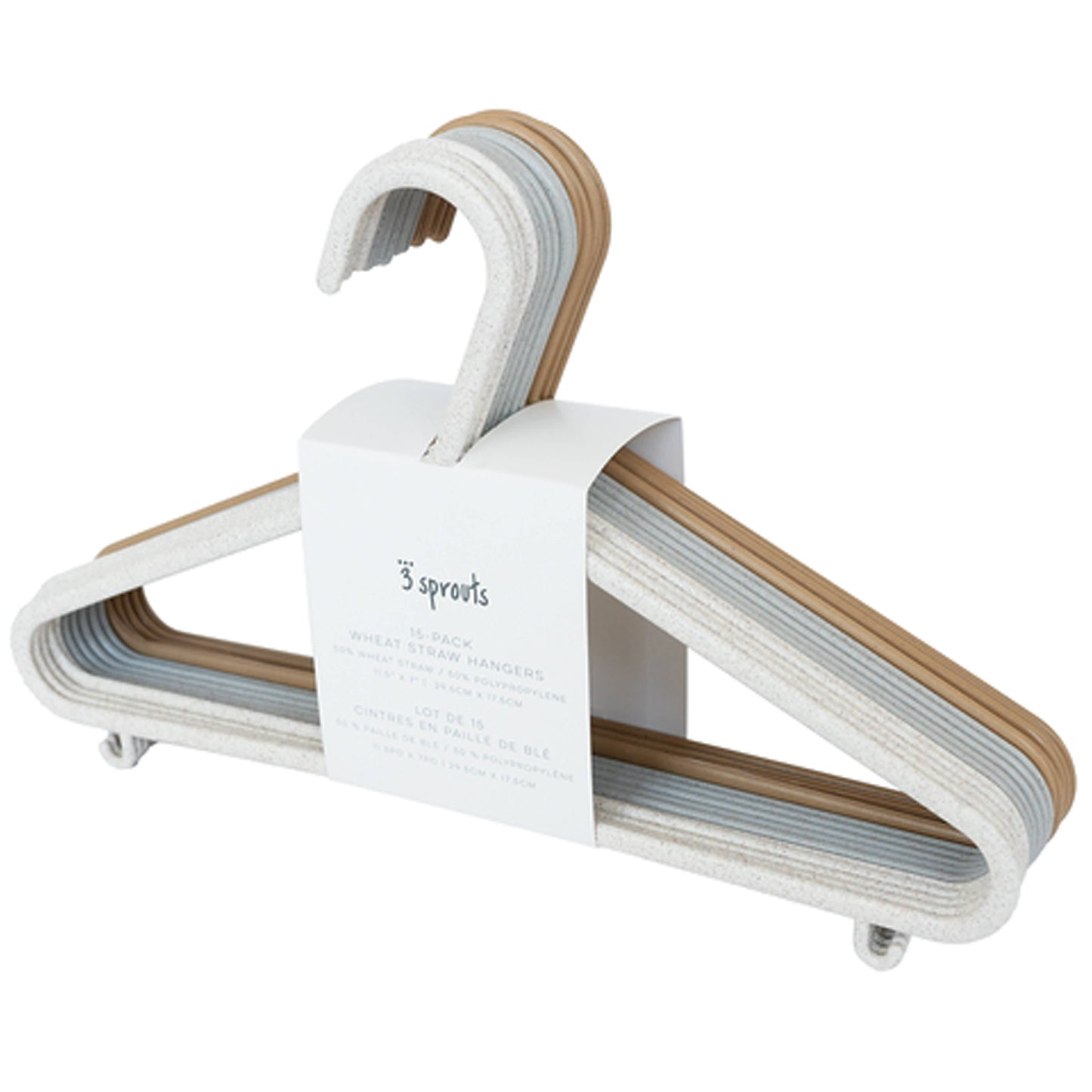 Baby Wheat Straw Hangers (2 Packs of 15)