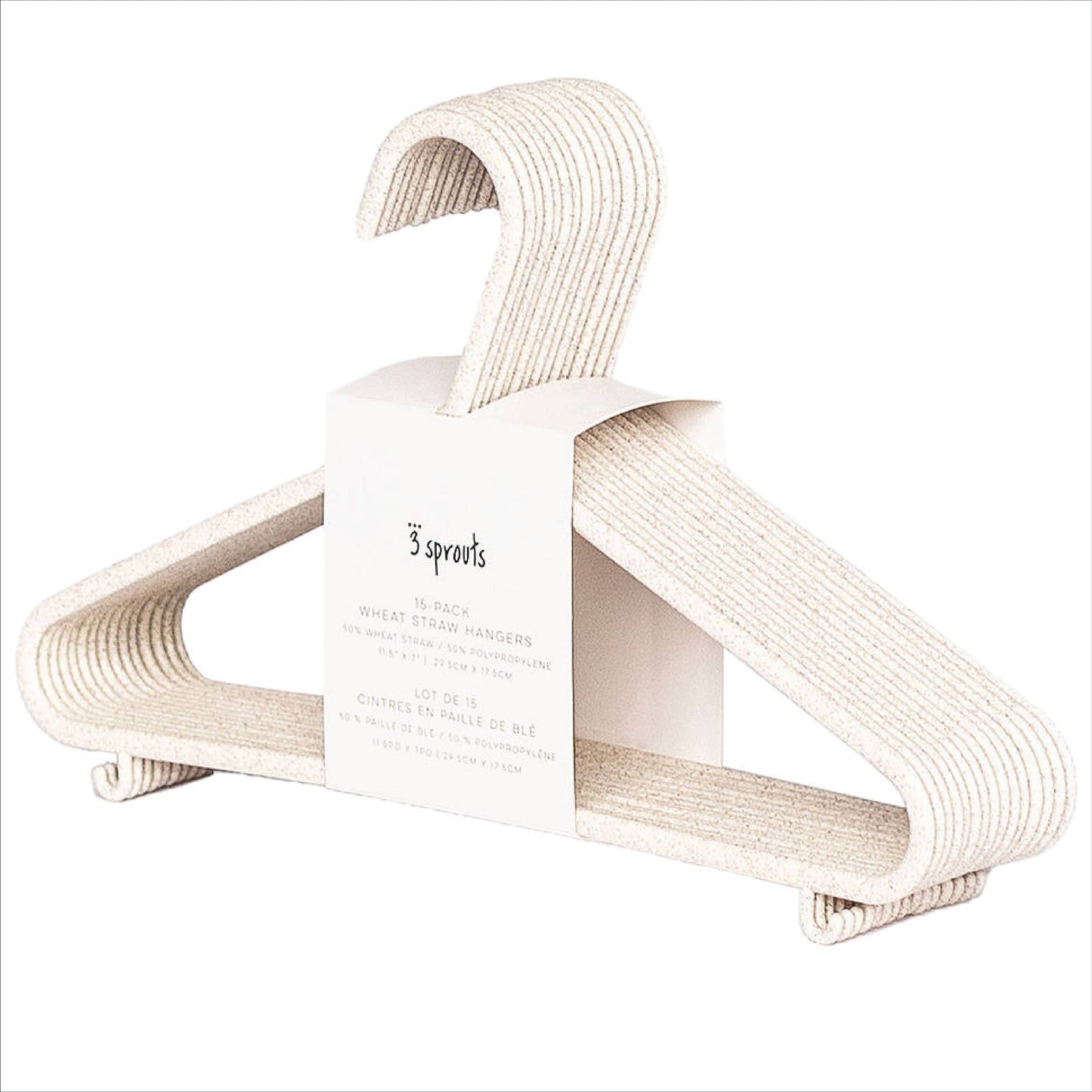 Baby Wheat Straw Hangers (2 Packs of 15)