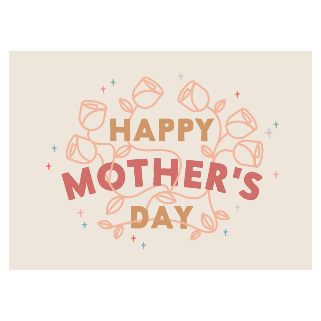 Happy Mother's Day Banner | Mother's Day Gift | Wall Decor