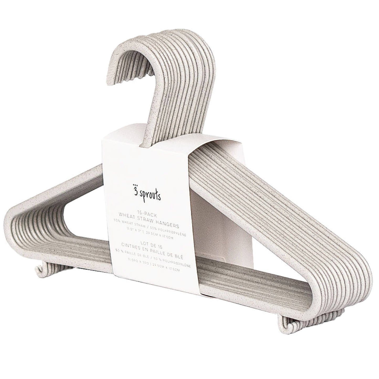 Baby Wheat Straw Hangers (2 Packs of 15)