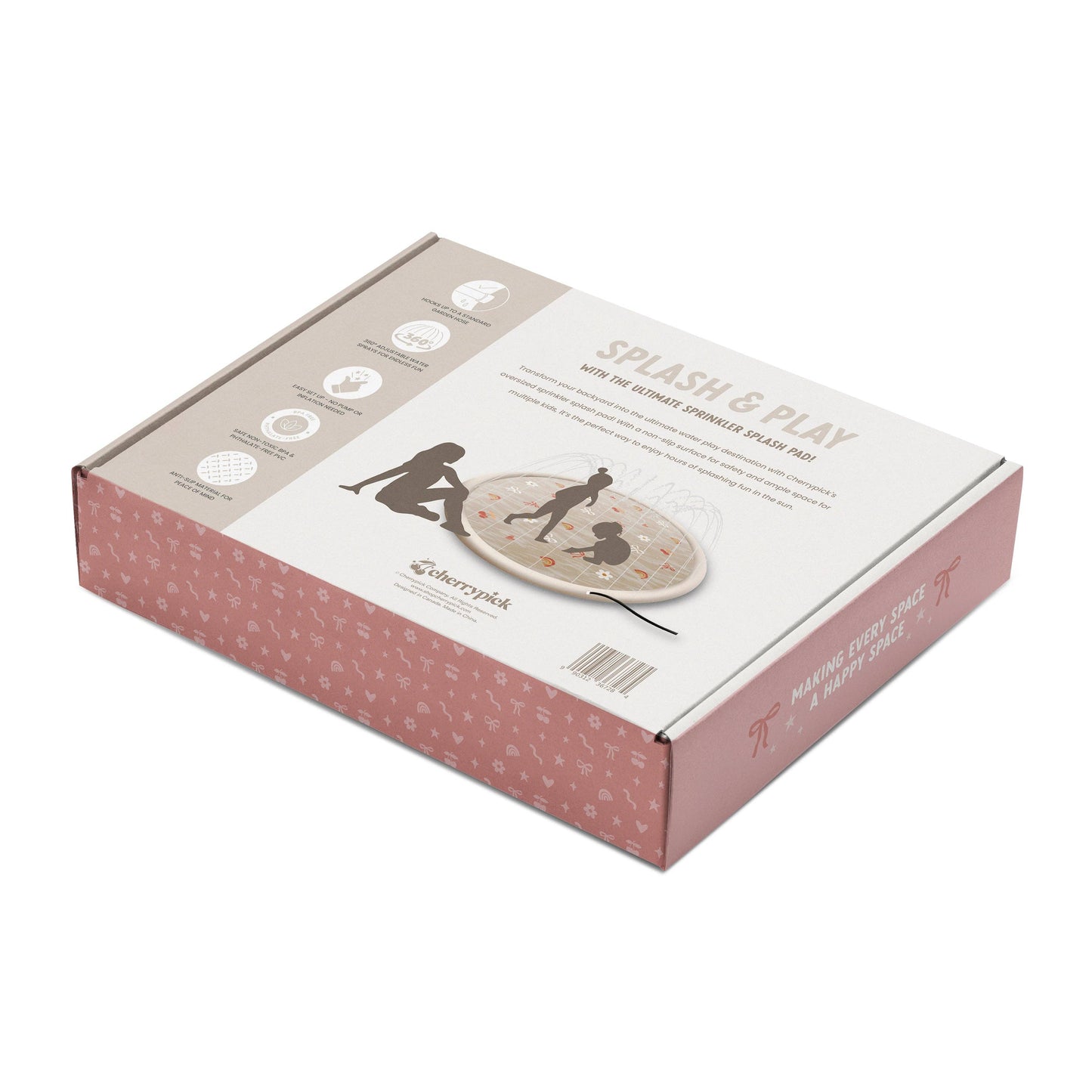 Sprinkler Splash Pad for Kids - Oversized Backyard Sprinkler