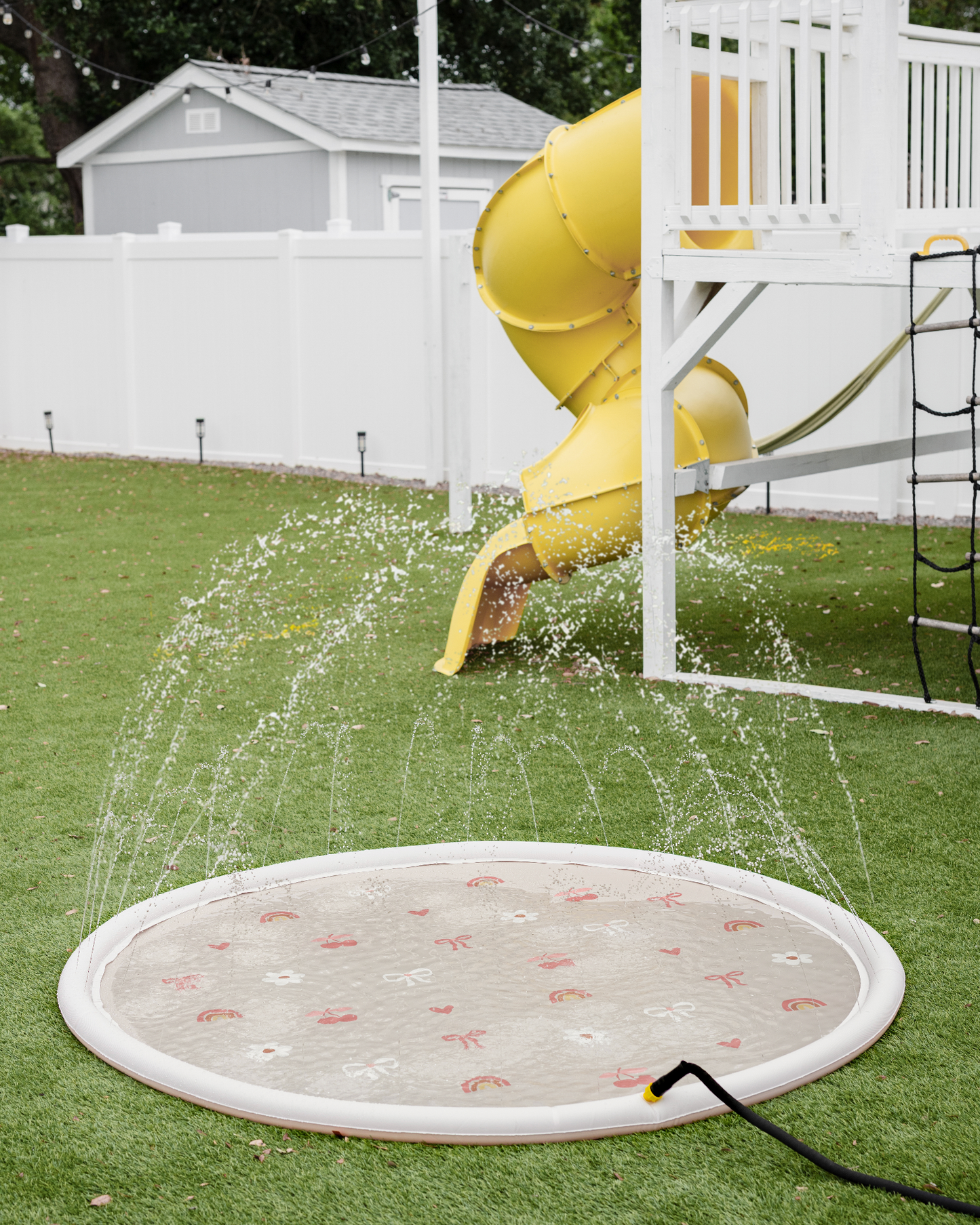 Sprinkler Splash Pad for Kids - Oversized Backyard Sprinkler