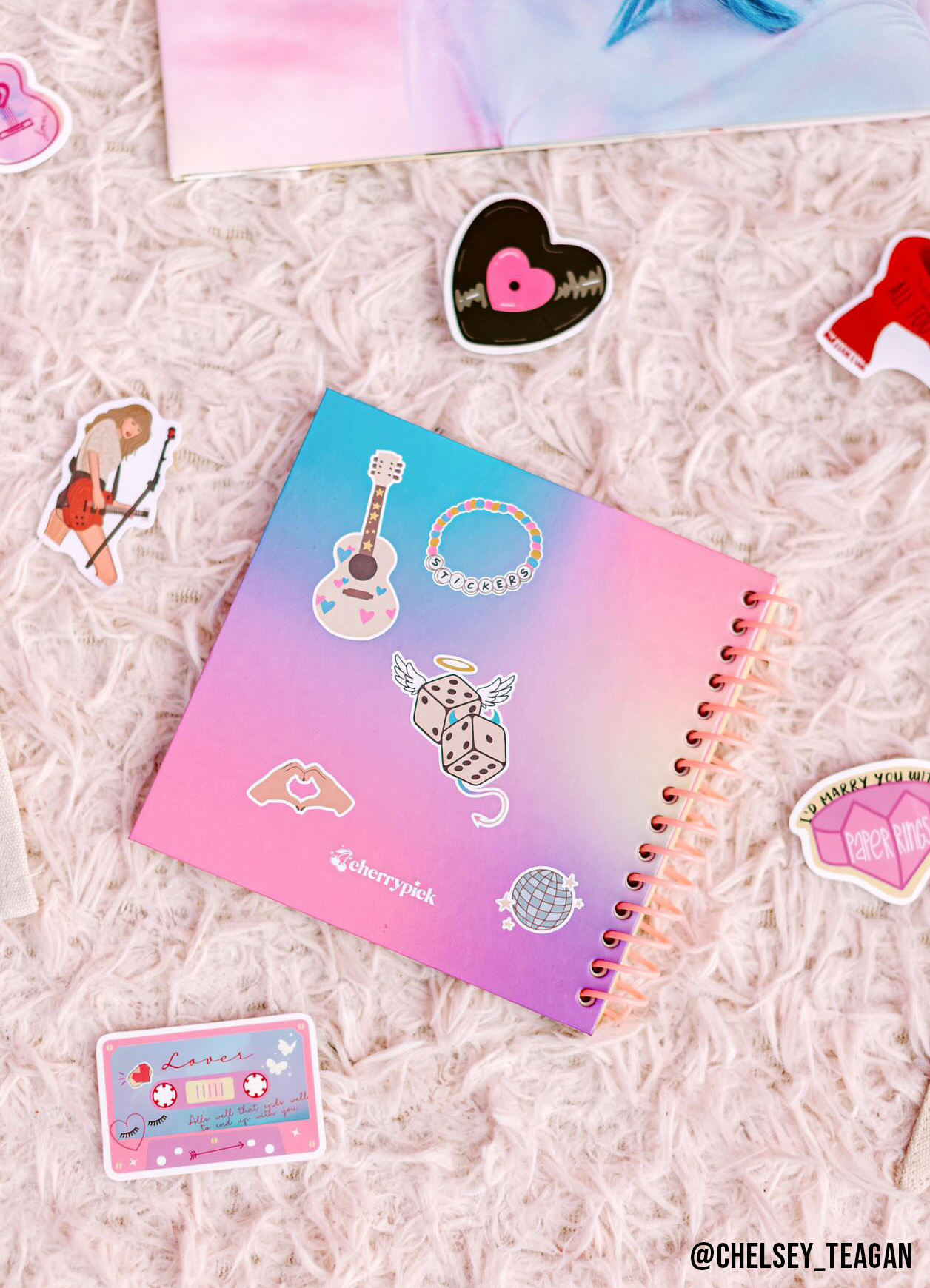 Taylor Swift Lover Sticker Collection Book for Swifties