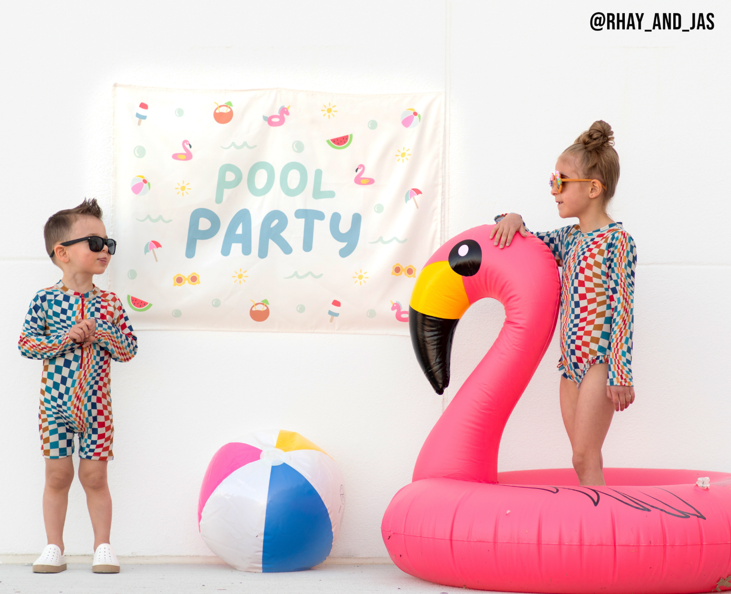 Pool Party Banner - Kids Summer Party Decor