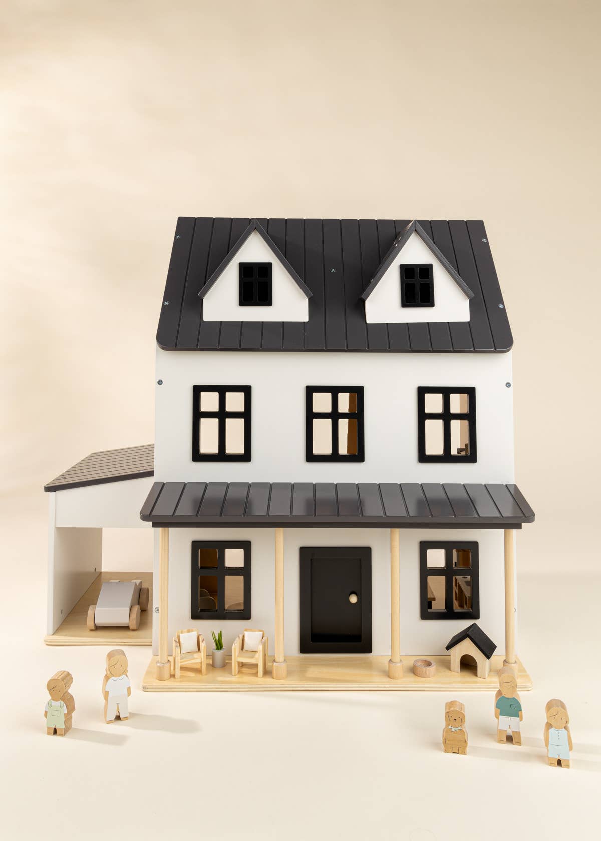 Wooden Doll House Outdoor Furniture & Accessories (8 pcs)