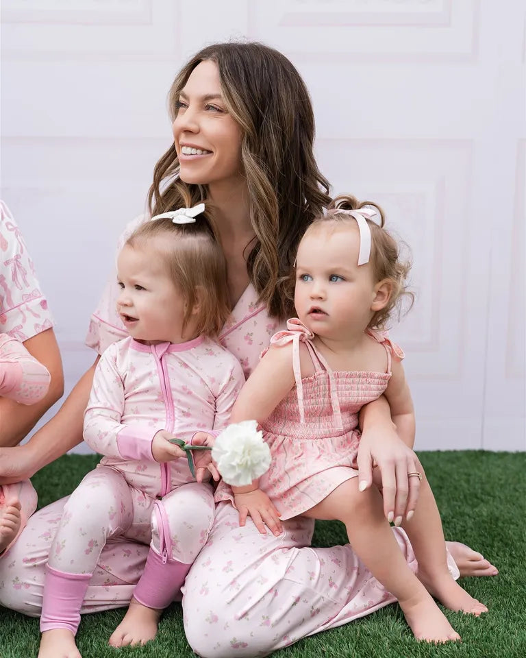 Victoria Smocked Bubble Romper