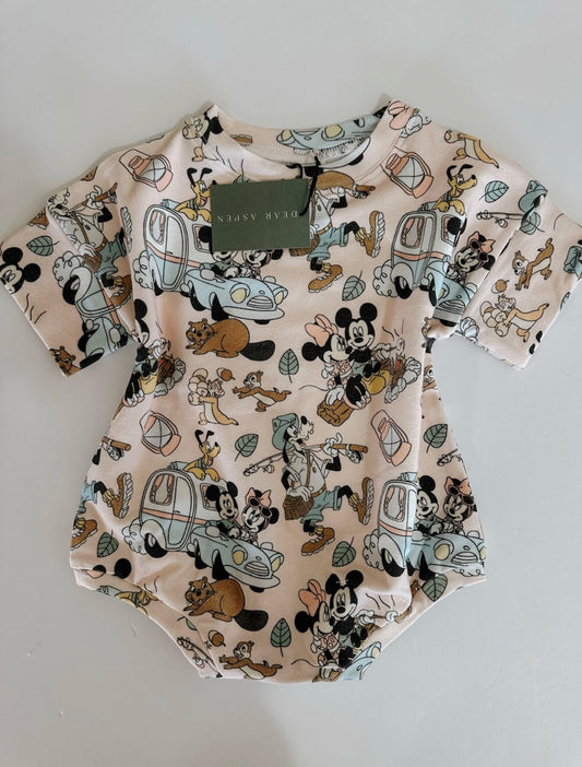 Camping Mouse - SS Romper