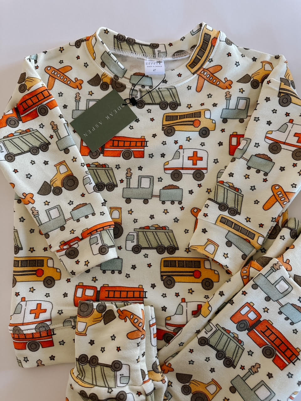 Vehicles Crew + Legging Set