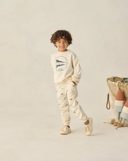 Sweatshirt Nautical Flag + Sweatpant Flags