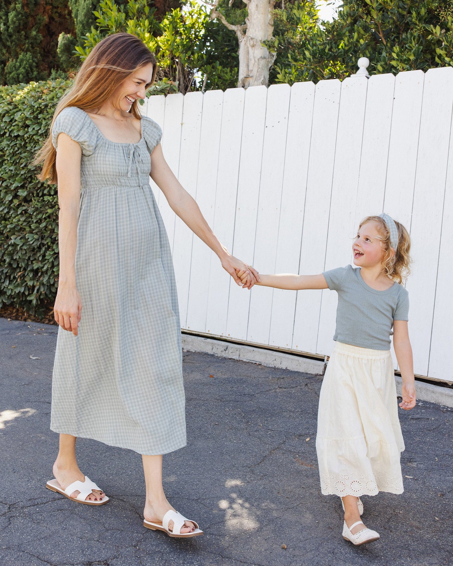 Women's Joya Dress Green Gingham