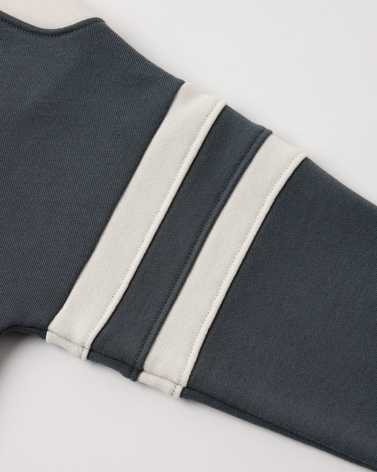 Hockey Sweatshirt + Paneled Sweatpants | Midnight