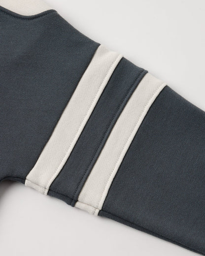 Hockey Sweatshirt + Paneled Sweatpants | Midnight