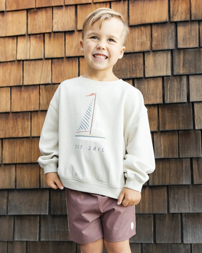 Oversized Sweatshirt || Set Sail