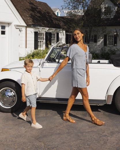 Juniper Set | Marine Gingham