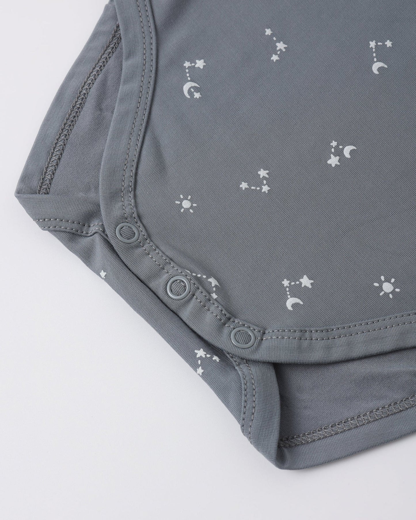 Bamboo Short Sleeve Bodysuit Starlight
