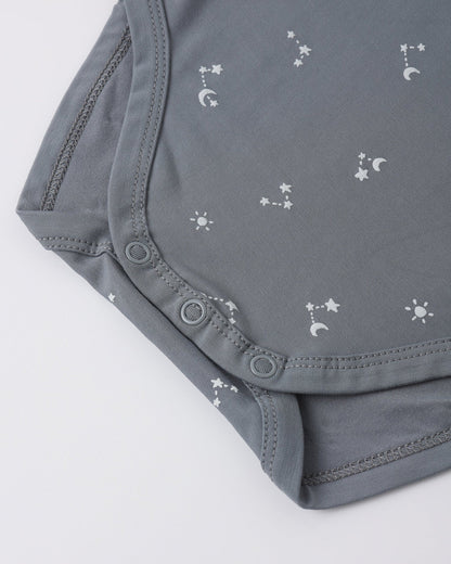 Bamboo Short Sleeve Bodysuit Starlight