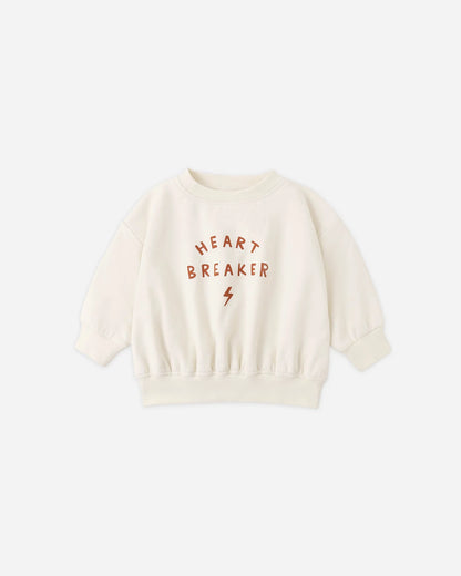 Relaxed Sweatshirt + Pant Set  Heart Breaker