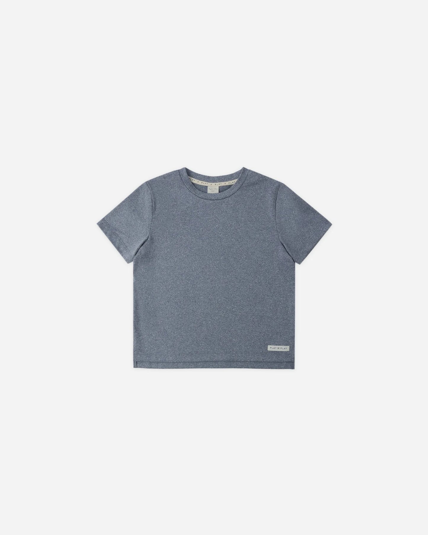 Cove Essential Tee + Short Set Heathered Marine
