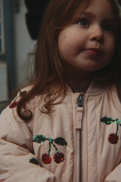 Juno sequin bomber jacket