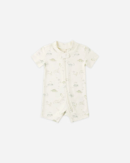 Zip Short Sleeve Sleeper Dinosaur