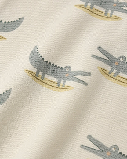 Relaxed Bubble Romper Alligators