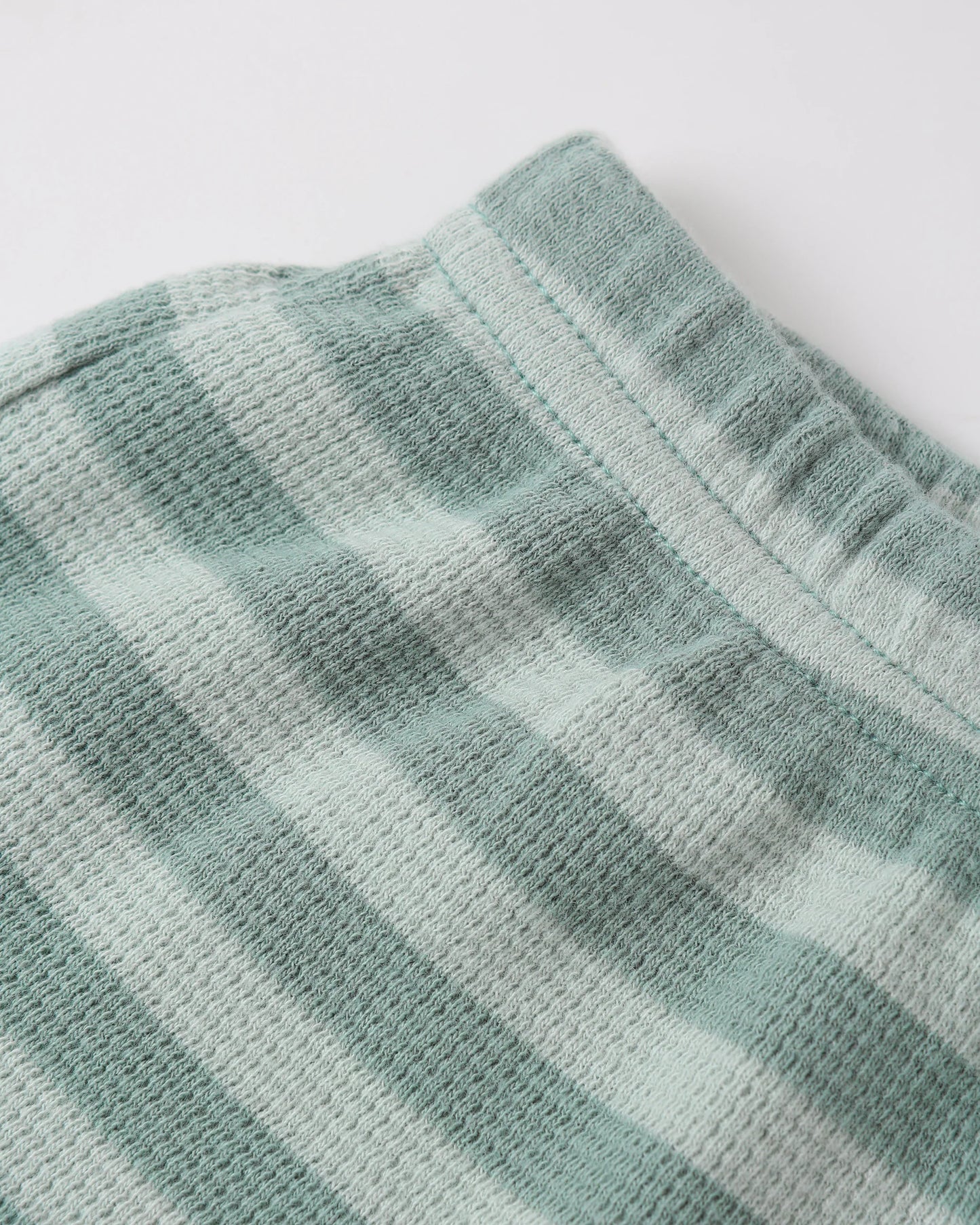 Summer Waffle Set Sea Green Stripe