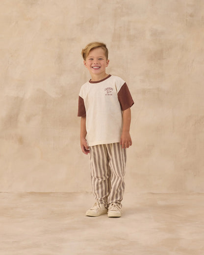 Rory Pant Brown Stripe