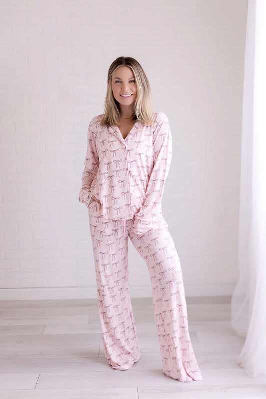 Pink Bow Women's Set